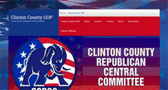 Desktop Screenshot of clintoncountygop.com